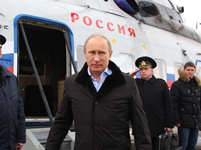 Владимир Путин посетил Крымск